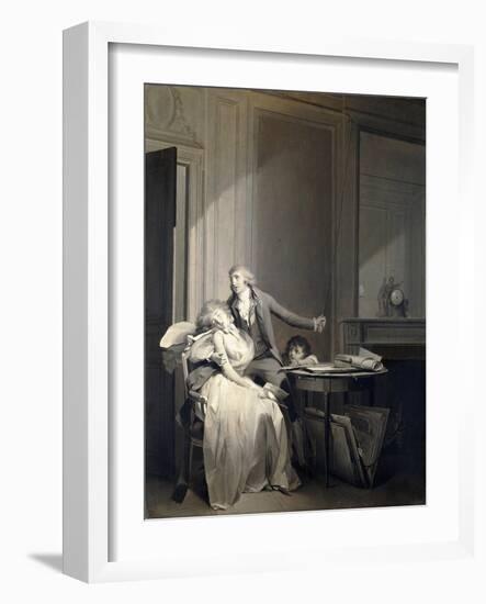 The Letter or the Fainting (La Lettre or L'Evanouissement)-Louis-Léopold Boilly-Framed Giclee Print