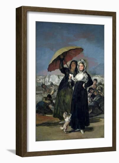 The Letter Or, the Young Women, circa 1814-19-Francisco de Goya-Framed Giclee Print