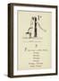 The Letter P-Edward Lear-Framed Premium Giclee Print