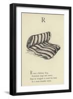 The Letter R-Edward Lear-Framed Giclee Print