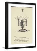 The Letter T-Edward Lear-Framed Premium Giclee Print