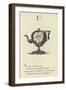 The Letter U-Edward Lear-Framed Giclee Print