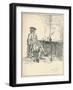 The Letter. Unpublished Pen Drawing, 1890', 1923-Edwin Austin Abbey-Framed Giclee Print