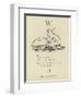 The Letter W-Edward Lear-Framed Giclee Print