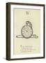 The Letter W-Edward Lear-Framed Giclee Print