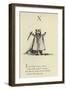 The Letter X-Edward Lear-Framed Giclee Print