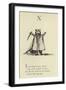 The Letter X-Edward Lear-Framed Giclee Print