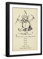 The Letter X-Edward Lear-Framed Giclee Print