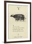 The Letter Y-Edward Lear-Framed Giclee Print