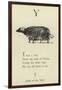 The Letter Y-Edward Lear-Framed Giclee Print