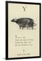 The Letter Y-Edward Lear-Framed Giclee Print