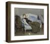 The Letter-Paul Helleu-Framed Art Print