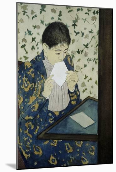 The Letter-Mary Cassatt-Mounted Giclee Print