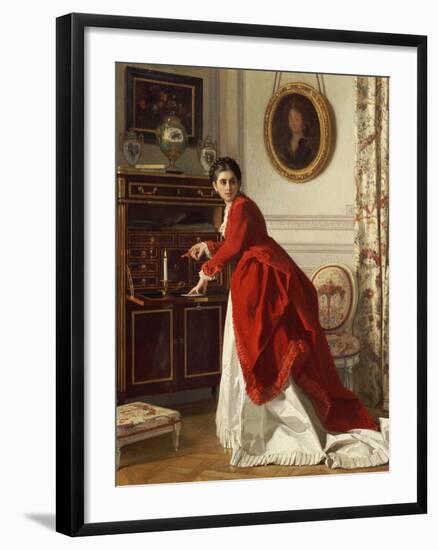 The Letter-Charles Baugniet-Framed Giclee Print