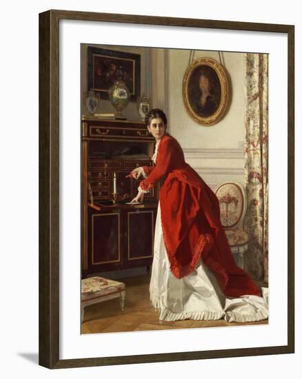 The Letter-Charles Baugniet-Framed Giclee Print