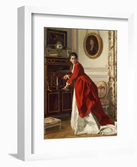 The Letter-Charles Baugniet-Framed Giclee Print