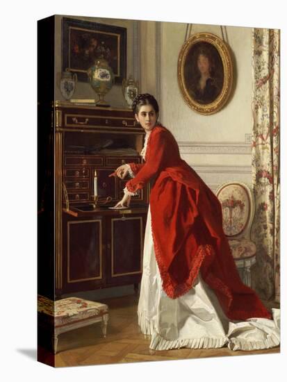 The Letter-Charles Baugniet-Stretched Canvas