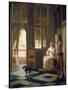 The Letter-Pieter de Hooch-Stretched Canvas