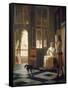 The Letter-Pieter de Hooch-Framed Stretched Canvas