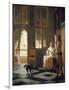 The Letter-Pieter de Hooch-Framed Giclee Print