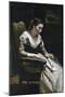 The Letter-Jean-Baptiste-Camille Corot-Mounted Giclee Print