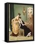 The Letter-Gustave Leonhard de Jonghe-Framed Stretched Canvas