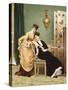 The Letter-Gustave Leonhard de Jonghe-Stretched Canvas