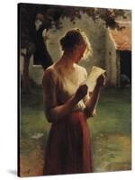 The Letter-Henri Lerolle-Stretched Canvas