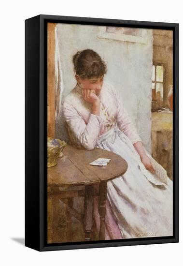 The Letter-Walter Langley-Framed Stretched Canvas