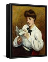 The Letter-Federigo Zandomeneghi-Framed Stretched Canvas