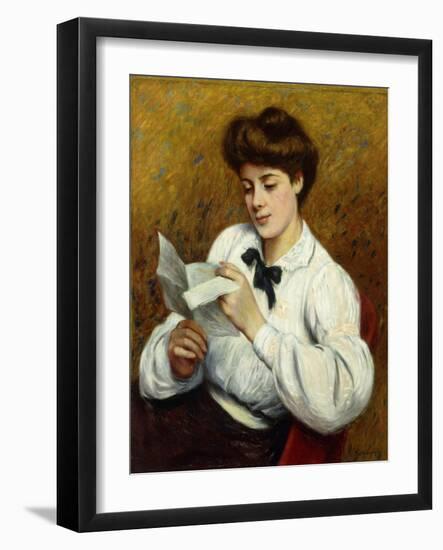 The Letter-Federigo Zandomeneghi-Framed Giclee Print