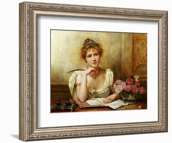 The Letter-George Goodwin Kilburne-Framed Giclee Print