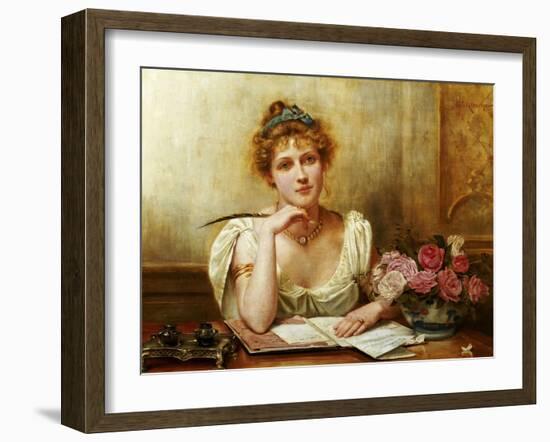 The Letter-George Goodwin Kilburne-Framed Giclee Print