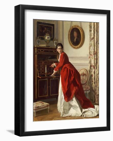 The Letter-Charles Baugniet-Framed Giclee Print