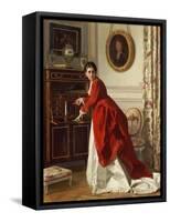 The Letter-Charles Baugniet-Framed Stretched Canvas