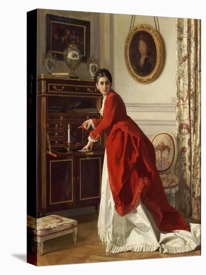 The Letter-Charles Baugniet-Stretched Canvas