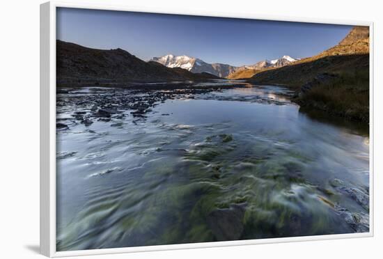 The Levanne Mountains at Sunrise, Gran Paradiso National Park, Alpi Graie (Graian Alps), Italy-Roberto Moiola-Framed Photographic Print