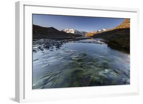 The Levanne Mountains at Sunrise, Gran Paradiso National Park, Alpi Graie (Graian Alps), Italy-Roberto Moiola-Framed Photographic Print