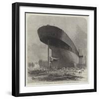 The Leviathan (Great Eastern) Steam-Ship, Stern, and Boss for the Blades of the Screw-Edwin Weedon-Framed Giclee Print