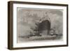 The Leviathan Towed to Her Moorings Off Deptford-Edwin Weedon-Framed Giclee Print