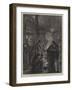 The Leycett Colliery Disaster, Friends of the Miners Waiting at the Pit Mouth-null-Framed Giclee Print