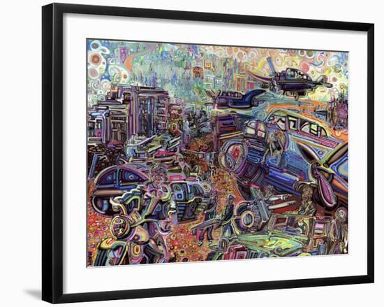 The Liberation of Ortona-Josh Byer-Framed Giclee Print