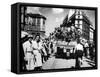 The Liberation of Paris, August 1944-null-Framed Stretched Canvas