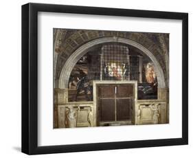 The Liberation of Saint Peter, Stanza Di Eliodoro, 1514-Raphael-Framed Premium Giclee Print