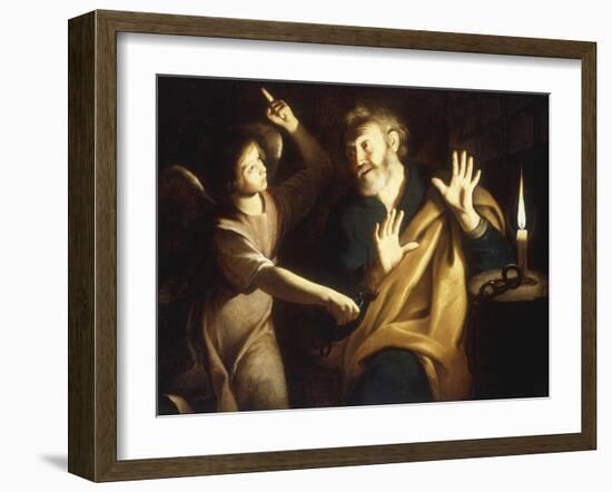 The Liberation of St Peter-Trophime Bigot-Framed Giclee Print