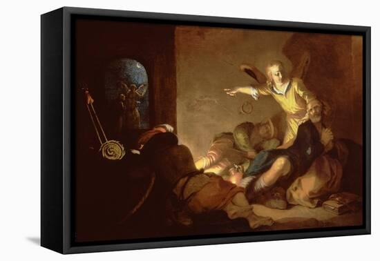 The Liberation of St. Peter-Abraham Bloemaert-Framed Stretched Canvas