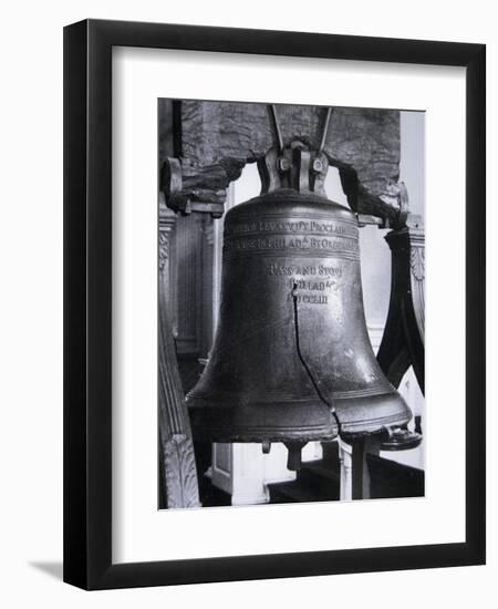 The Liberty Bell, Cast in 1752-null-Framed Giclee Print