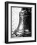 The Liberty Bell, Philadelphia, Pennsylvania, United States, Black and White Photography-Philippe Hugonnard-Framed Photographic Print