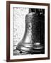 The Liberty Bell, Philadelphia, Pennsylvania, United States, Black and White Photography-Philippe Hugonnard-Framed Photographic Print