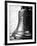 The Liberty Bell, Philadelphia, Pennsylvania, United States, Black and White Photography-Philippe Hugonnard-Framed Photographic Print